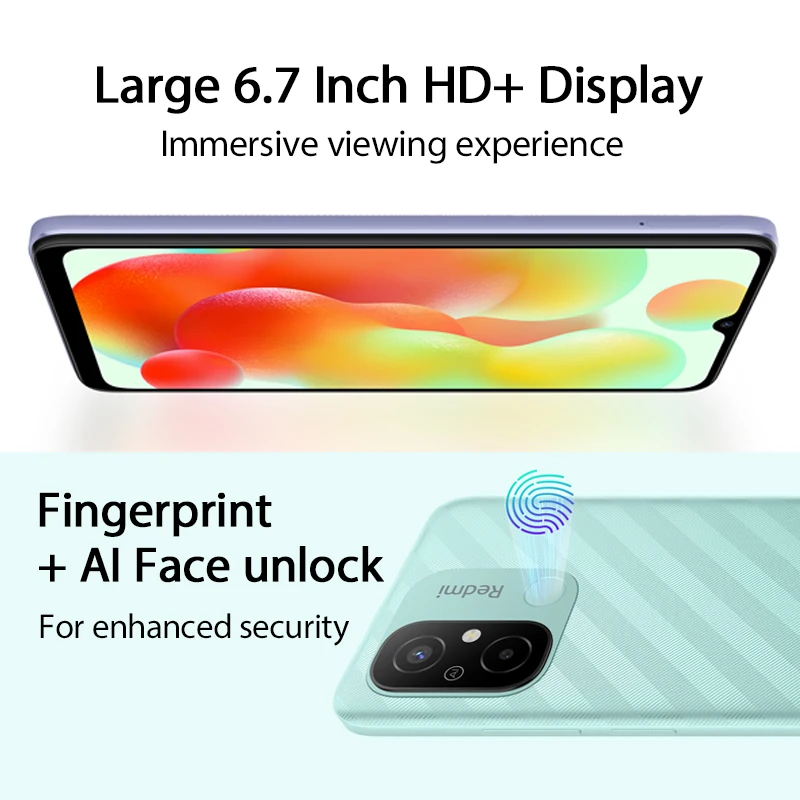Смартфон Xiaomi Redmi 12C 12 C 50 МП AI камера MTK Helio G85 дисплей 6 71 дюйма аккумулятор 5000 мАч -