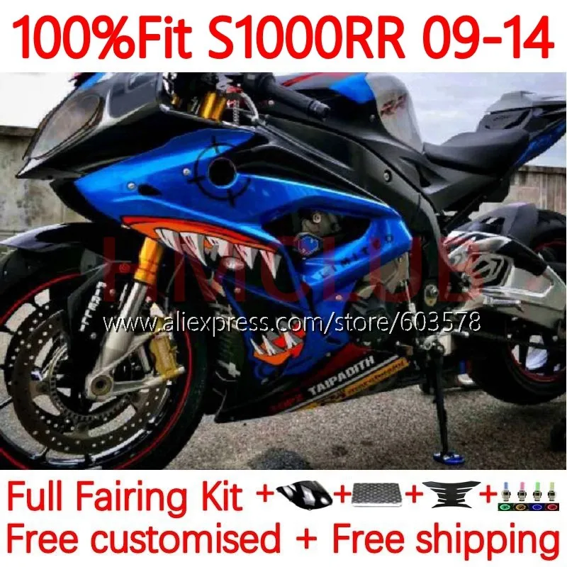 

Injection For BMW S 1000 1000RR S1000 RR S1000RR 2009 2010 2011 2012 2013 2014 09 10 11 12 13 14 Fairings 149No.77 shark blue