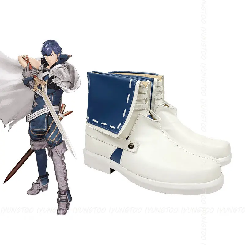 

Fire Emblem Chrom Anime Characters Shoe Cosplay Shoes Boots Party Costume Prop