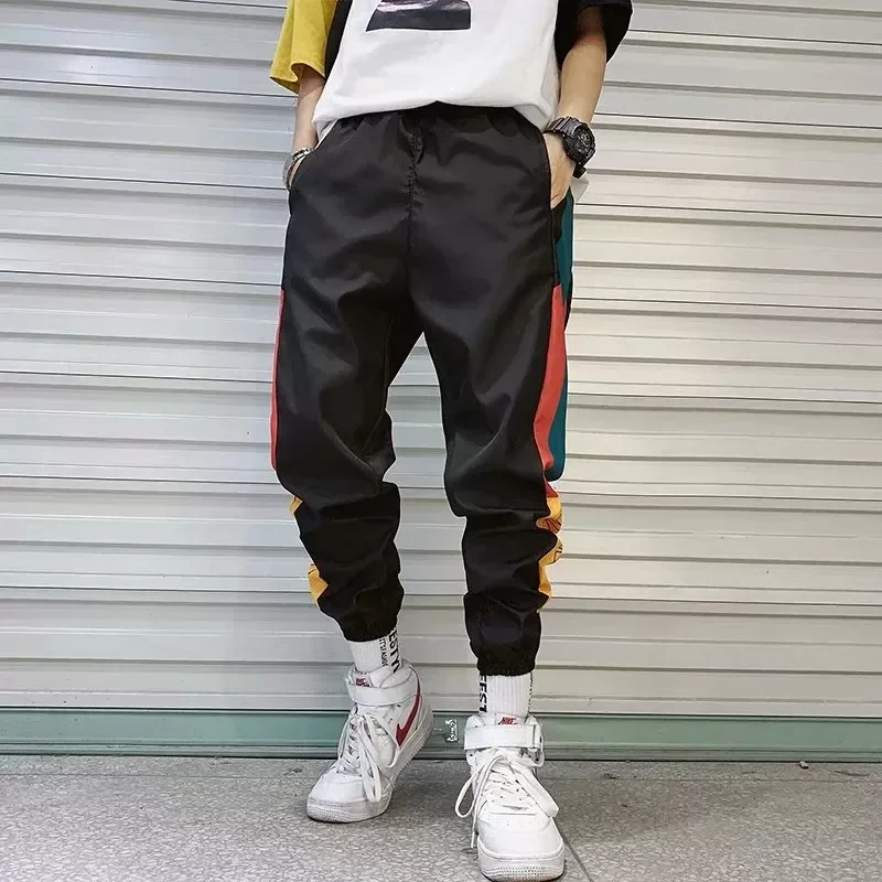 

New Hip Hop Streetwear Joggers Pants Men Casual Cargo Pant Trousers High Street Elastic Waist Harem Pant Man
