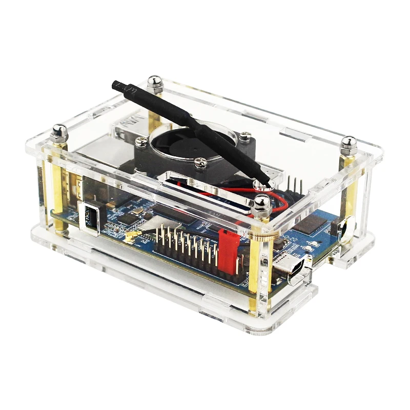 Оранжевый Pi 3 LTS 2 Гб ОЗУ 8 ГБ EMMC WIFI + BT5.0 AllWinner H6 SoC дополнительный акриловый чехол