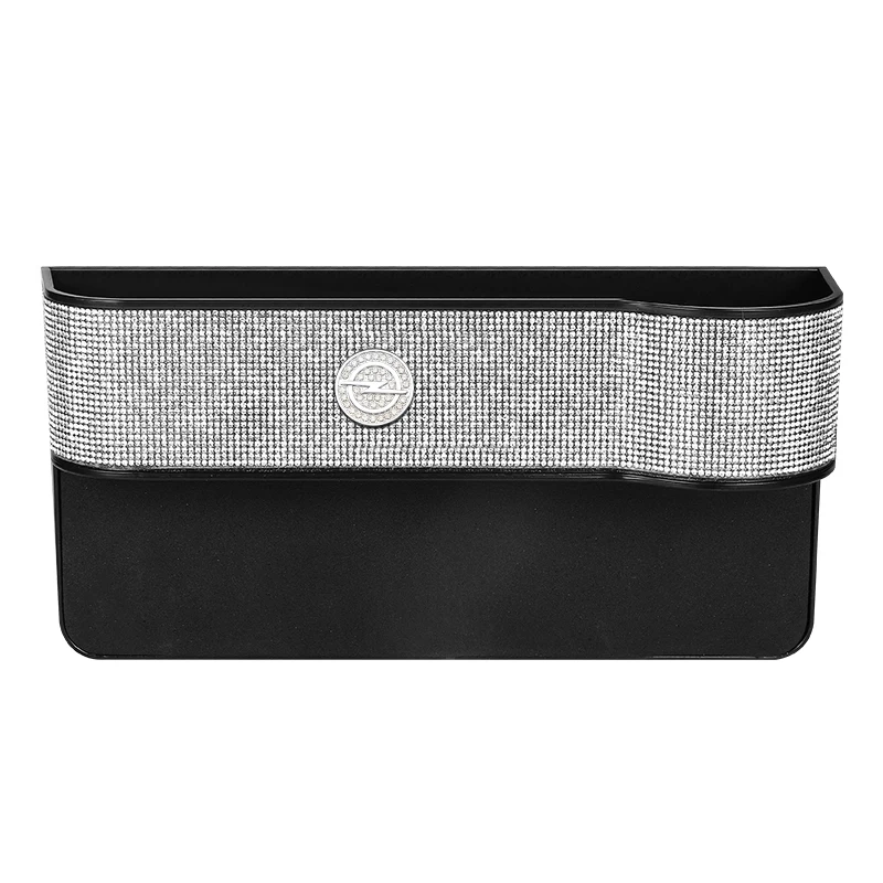 

Crystal Car Seat Crevice Storage Box Organizer Diamond Accessories For Opel Astra H G J Insignia Mokka Zafira Corsa V MP MS RX8