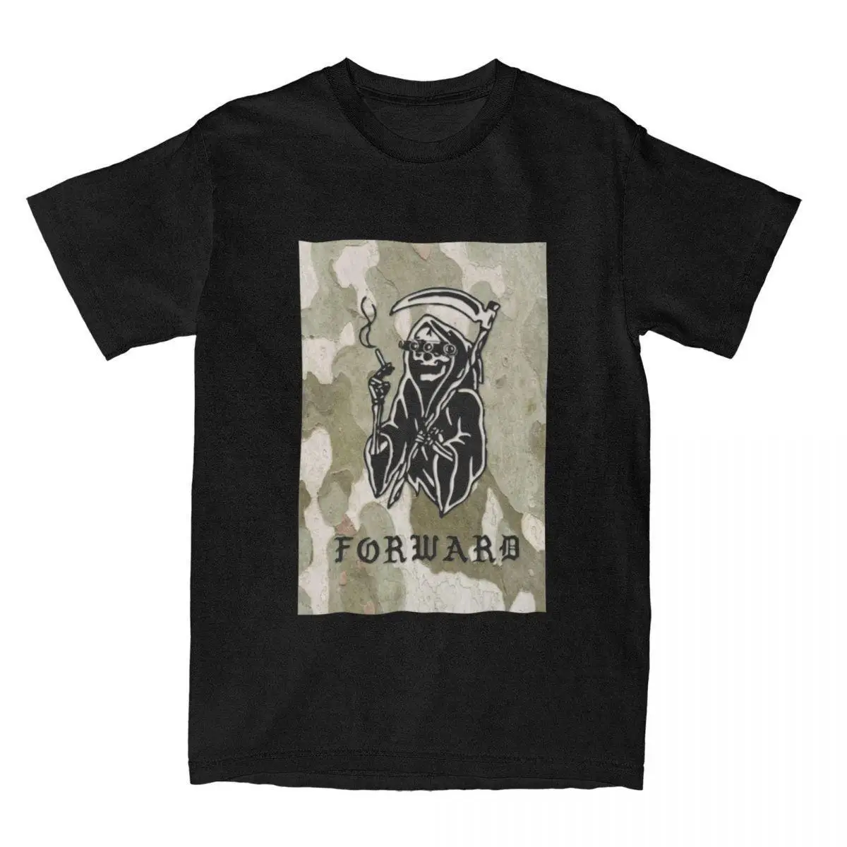 Forward Observations Group Grim Reaper T Shirt Men's 100% Cotton T-Shirts Crewneck Usa Army Tee Shirt Short Sleeve Clothes