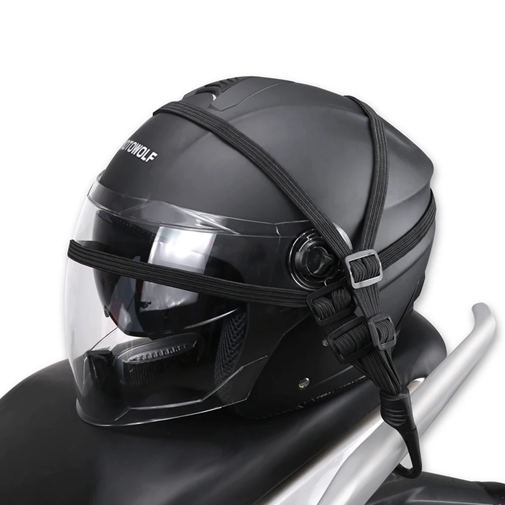 

new Motorcycle Hooks Mesh Organizer Holder Accessories Luggage Helmet Net for SUZUKI GSXR1100 GSXR400 GT250 GT550 RG500 RGV250