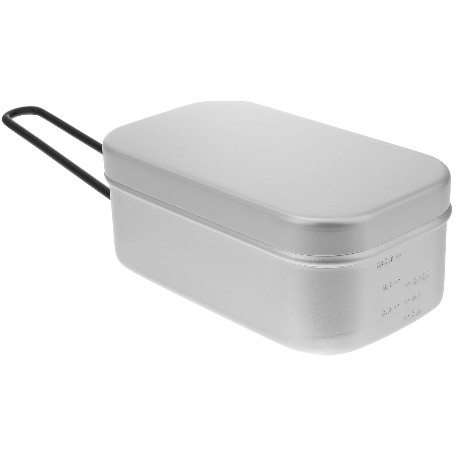 

Metal Bento Box Tin Square Lunch Boxes Snack Container Kit Containers Lids Camping