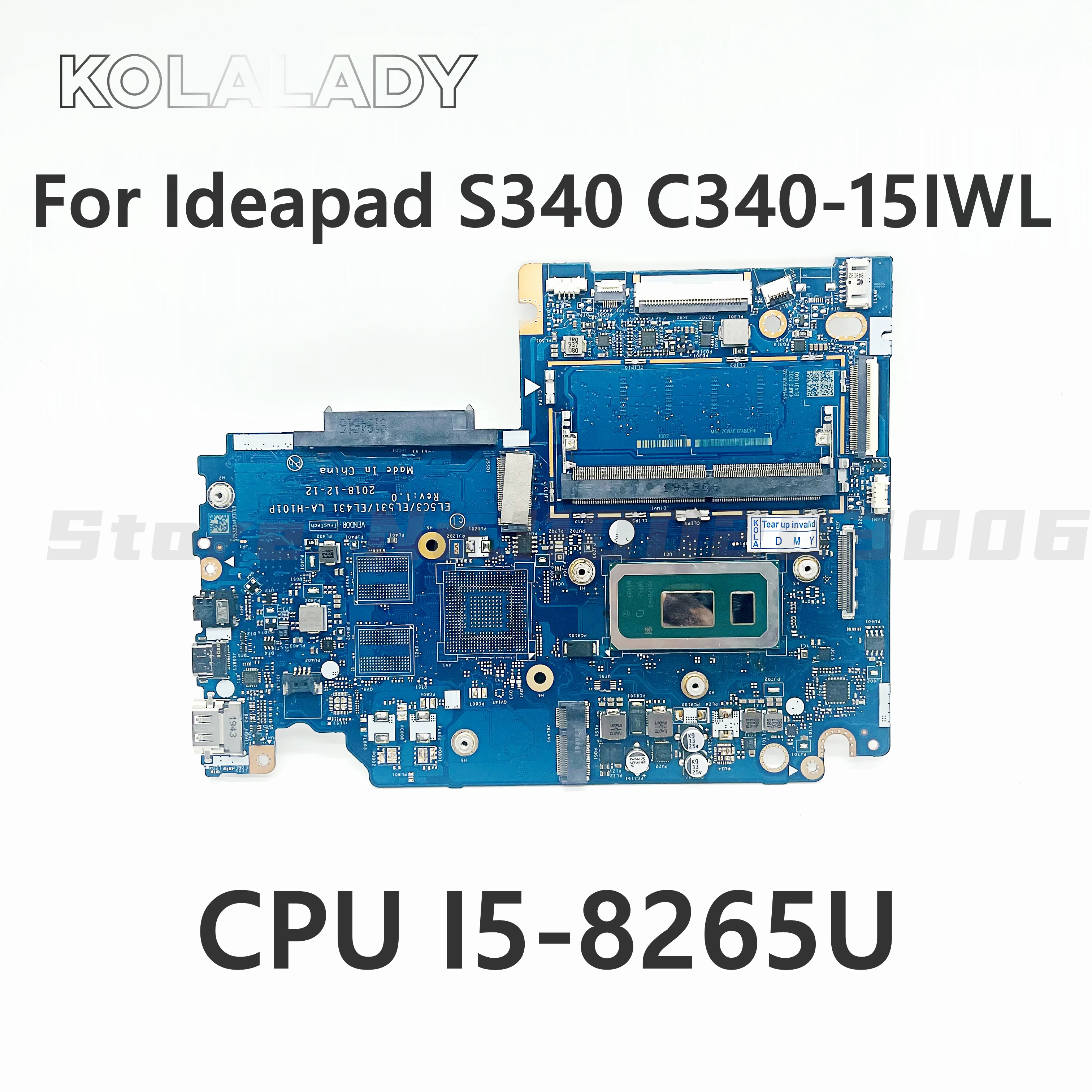 

Материнская плата для ноутбука Lenovo IdeaPad C340-15IWL 5B20S42042 S340-15IWL W/Φ CPU 4GB RAM DDR4, материнская плата 100% Test