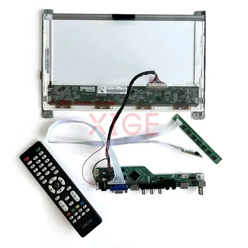 Для HSD100IFW1 HSD100IFW2 плата контроллера ЖК-дисплея 1024*600 панель монитора DIY Kit 10,1 LVDS 30-контактный аналоговый ТВ-сигнал VGA + HDMI + AV + USB (art.: 3920cc384db43) - 3920cc384db43