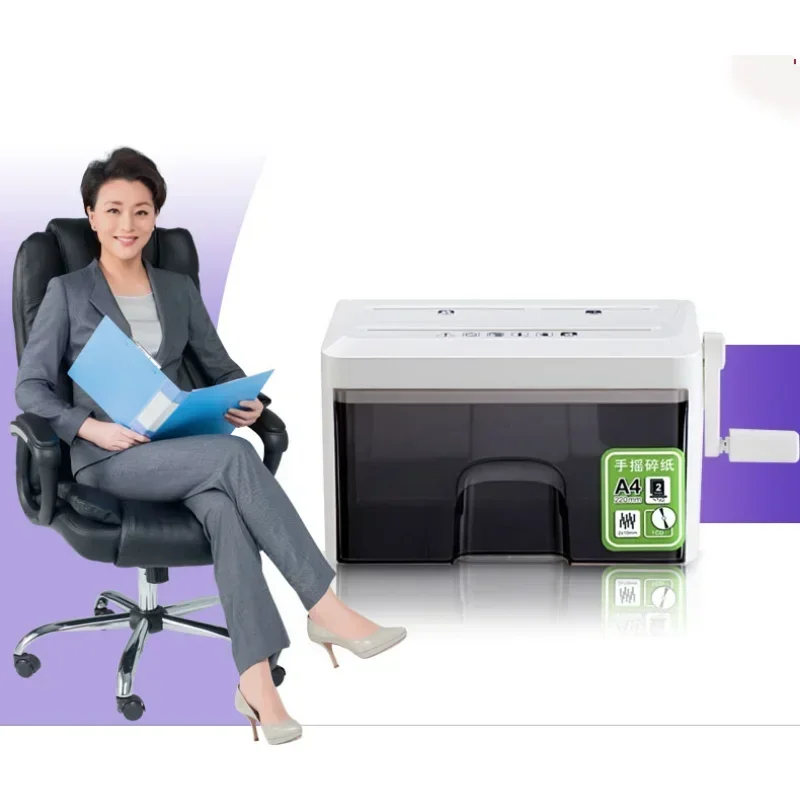 9934 Мини-измельчитель для файлов в ручном стиле полоска измельчения офиса и дома 3