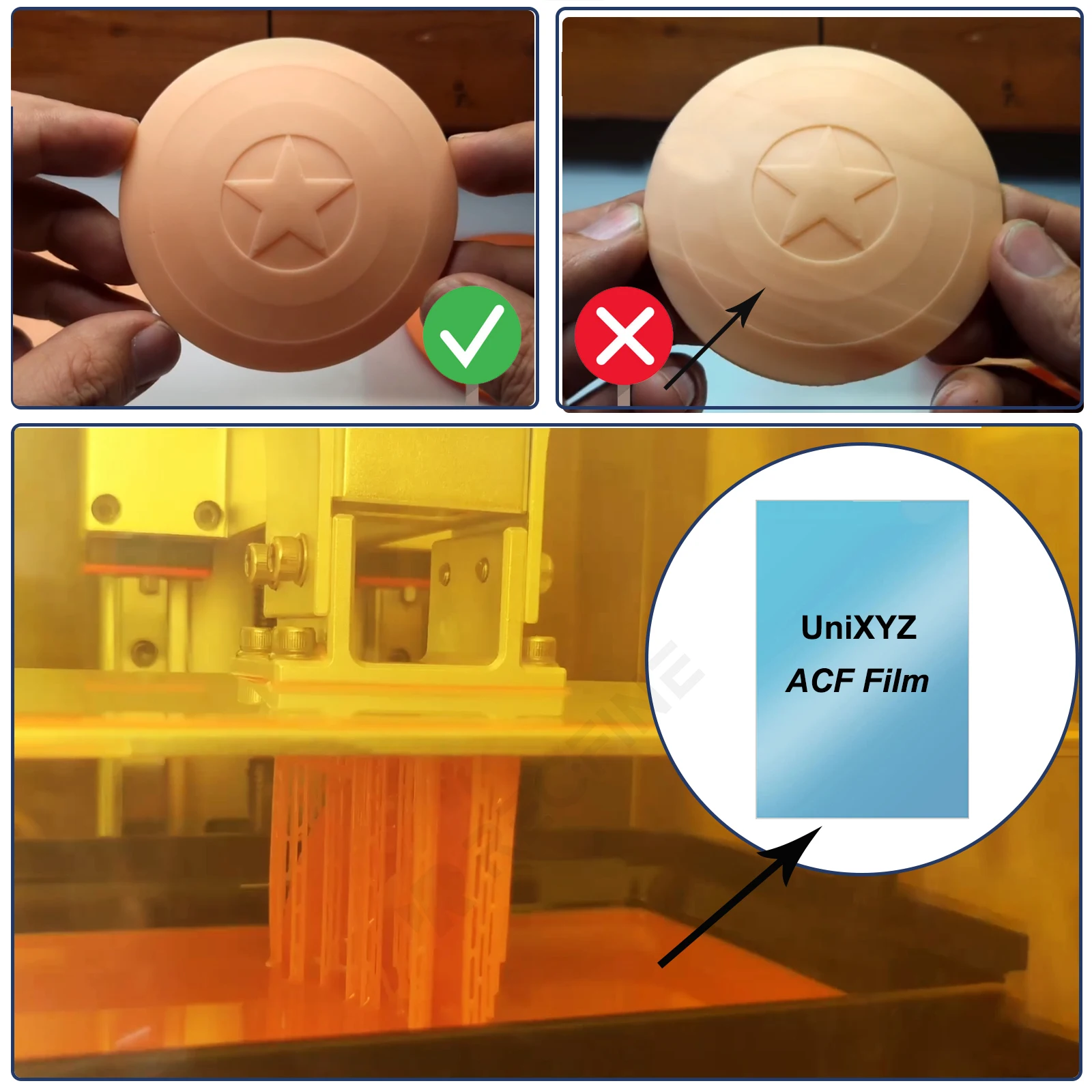 Пленка для разделения фотополимерных ванн Anycubic Photon Mono M5Mono M7 ACF, 290*210 мм, с низким сопротивлением отслаиванию, антипригарная (art.: 3920dbcb55100) - 3920dbcb55100