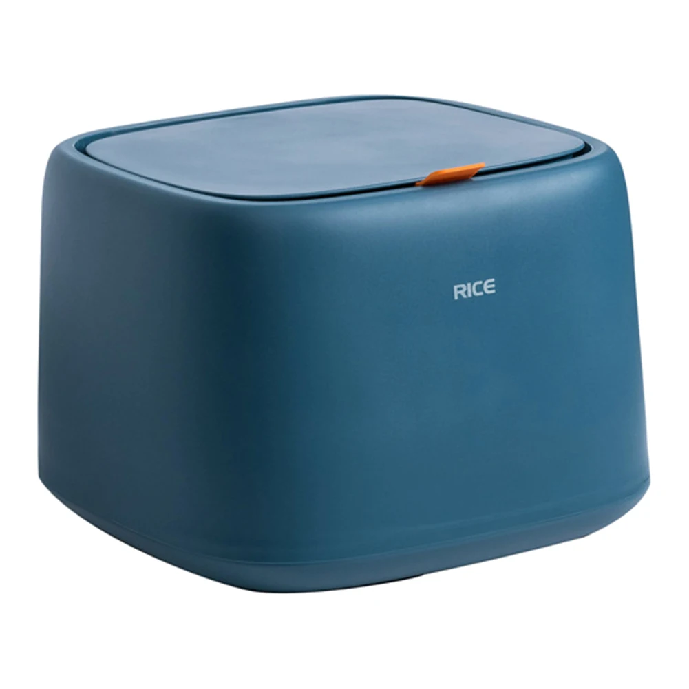 

10KG Kitchen Food Storage Container Box Tank Moisture Insect Proof Nano Bucket Rice Dispenser Grain Sealed Blue