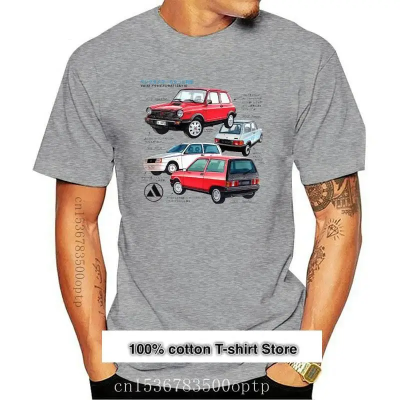 

Camiseta de Blanquita Autobianchi A112 Y10, prenda de vestir, Vintage, Mito, 1-S-M-L XL, для молодых людей