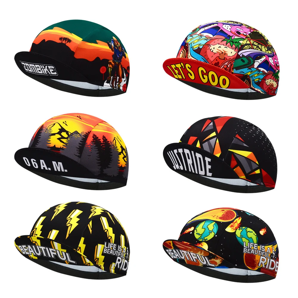 Классические велосипедные кепки с принтом в стиле ретро для мужчин и женщин