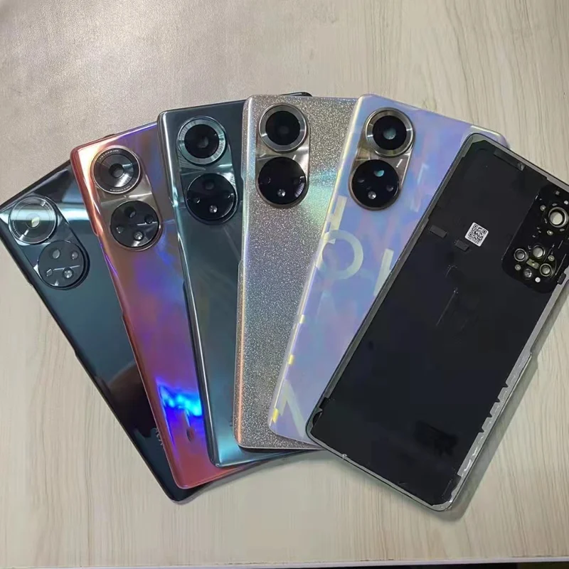 

origianl For Huawei Honor 50 Battery Cover For Huawei Honor 50 Spare Parts Back Cover Door Housing + Flash Cover + Camera Lens