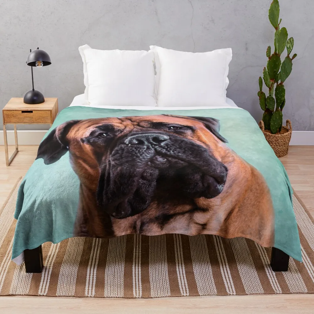 

Многофункциональное одеяло с рисунком бульмастифа