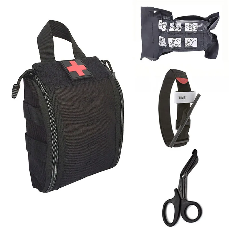 

Тактическая Сумка Molle для повседневного использования, наборы первой помощи, медицинский аварийный бандаж, жгут, сумка для армии, выживания, военное экспортное снаряжение