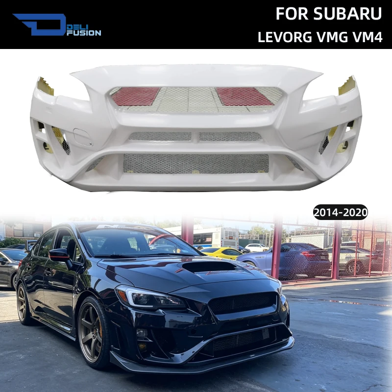 Фото Для Subaru Levorg VM4 VMG VRS 2014-2020: передний бампер из стекловолокна в стиле Arising II (без переднего сплиттера) №1