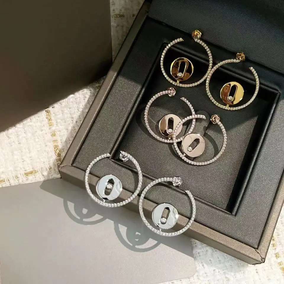 

Женские серьги-Клипсы из серебра 925 пробы с камнем