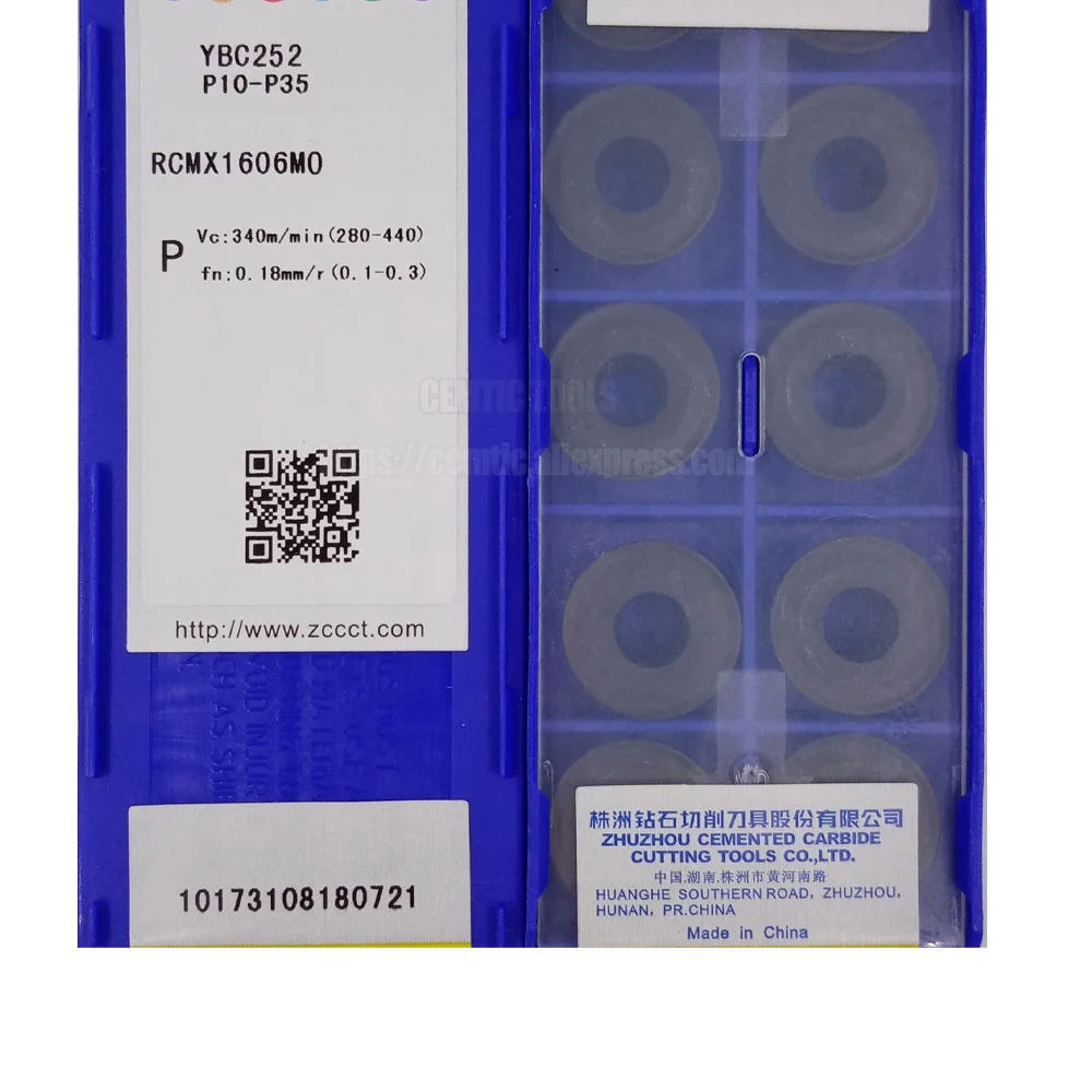 

ZCC CNC Alloy Blade YBC252 RCMX1606MO