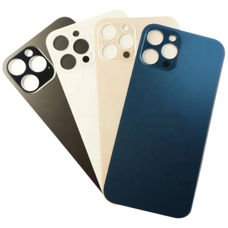 

10 Pieces/Lot New High Quality Battery Cover Back Glass Panel for iPhone12 12Pro Promax Large Hole Back Glass Replacement Parts