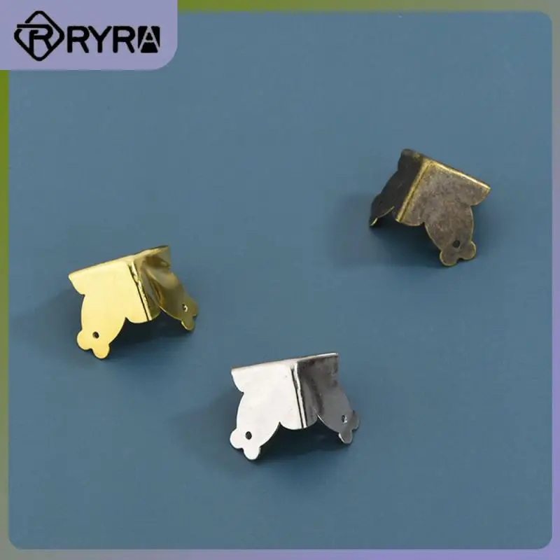 

Iron Metal Corner Protector Guard Anti-collision Fashion Wooden Box Corner Guard Portable Brass Decorative Corner Brackets