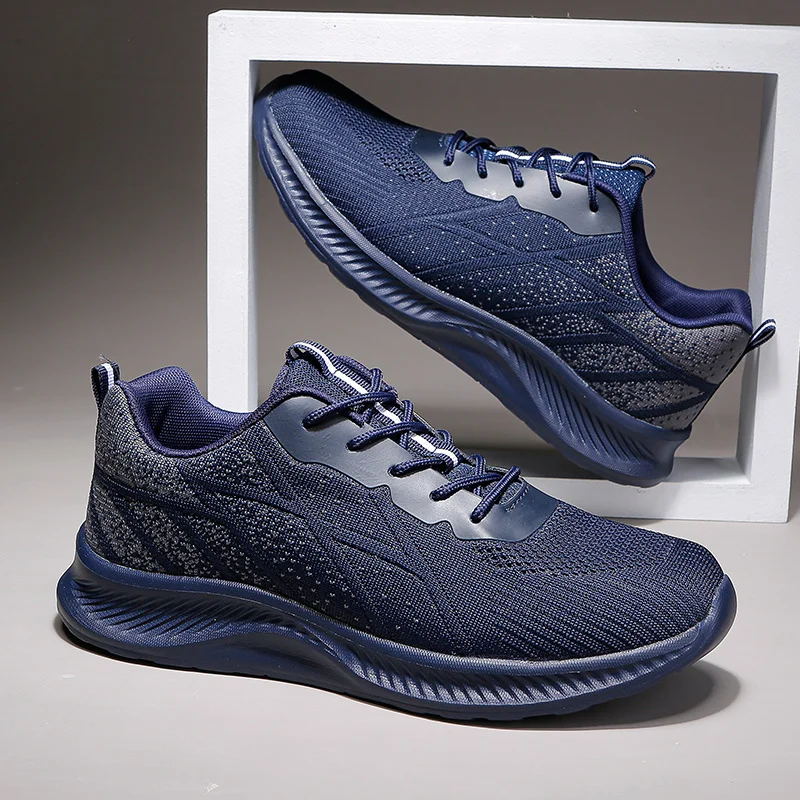 

Fujeak Man Sneaker for Men Rubber Black Running Shoes Blue Fabri Sport Shoes Male Female Women Gray Tenis masculino