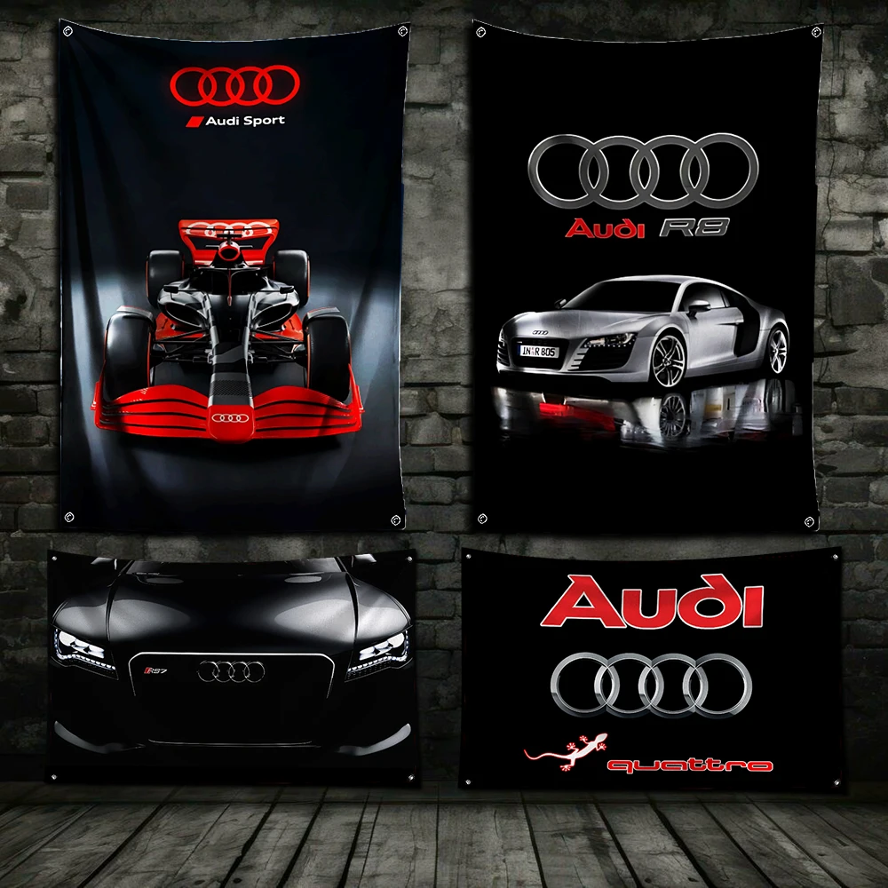 3x5 футов флаг RS A-audis Женский баннер для украшения стен гаража украшение наружной