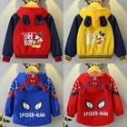 Осенняя модная куртка с капюшоном для девочек, куртка Холодное сердце, ветровка принцессы Эльзы и Анны, Детский кардиган для подростков, Топ