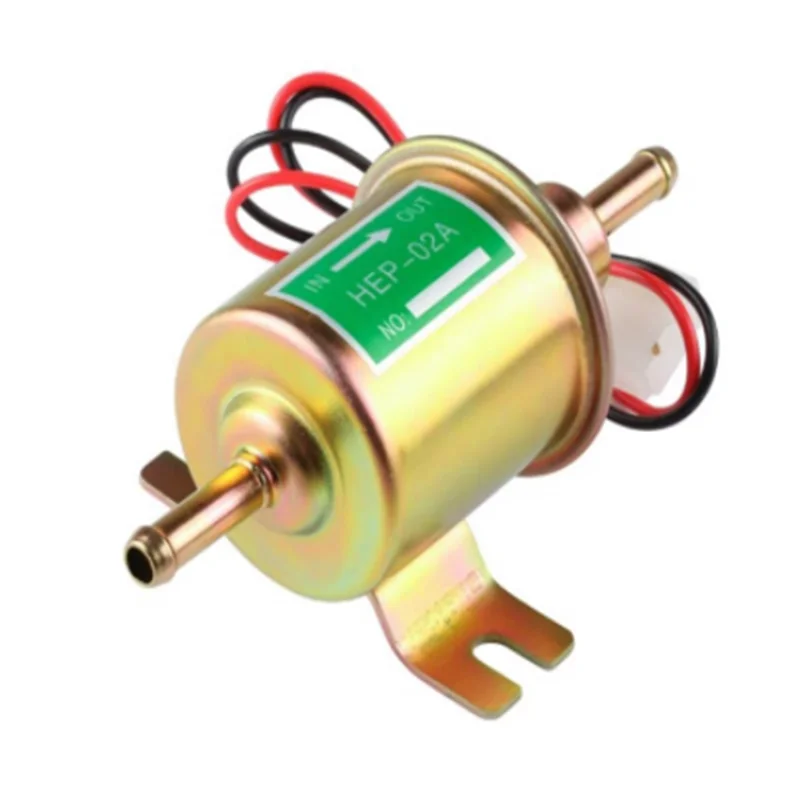 

1pc Electronic Fuel Pump Low Pressure Universal Diesel Petrol Gasoline For Car Motorcycle Modification 12V /24V 1.2A HEP-02A