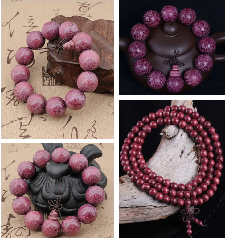 30*2.7*2.7cm violet purple heart wood DIY handmade raw wood to make buddha beads or Bracelet