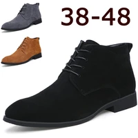 new trend mens boots british pointed boots casual boots plus size mens martin boots western cowboy boots riding shoes