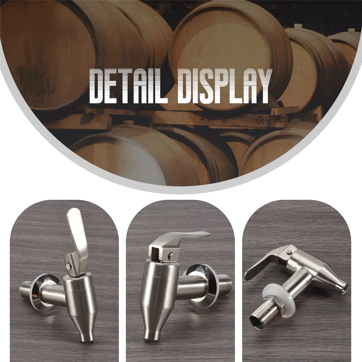 Сменный патрубок для диспенсера напитков полированная нержавеющая сталь