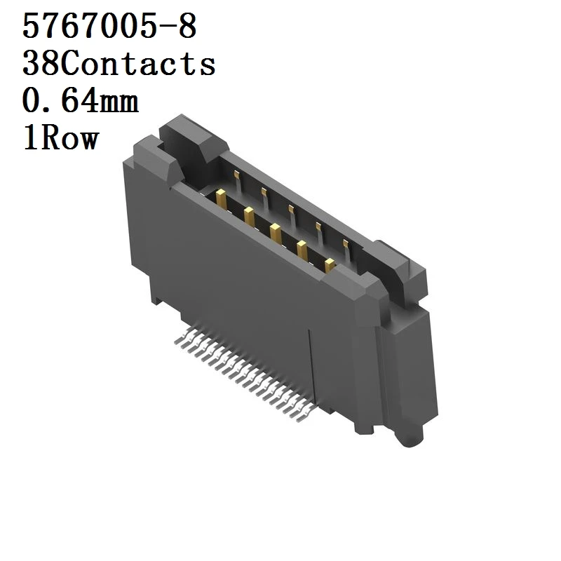 TE CONNECTIVITY-Conector 5767005-8,Socket, 5767054-1,5767096-8,Needle seat,  Connector, Header, 0.64 mm, 1 Row, 1 unids/lote