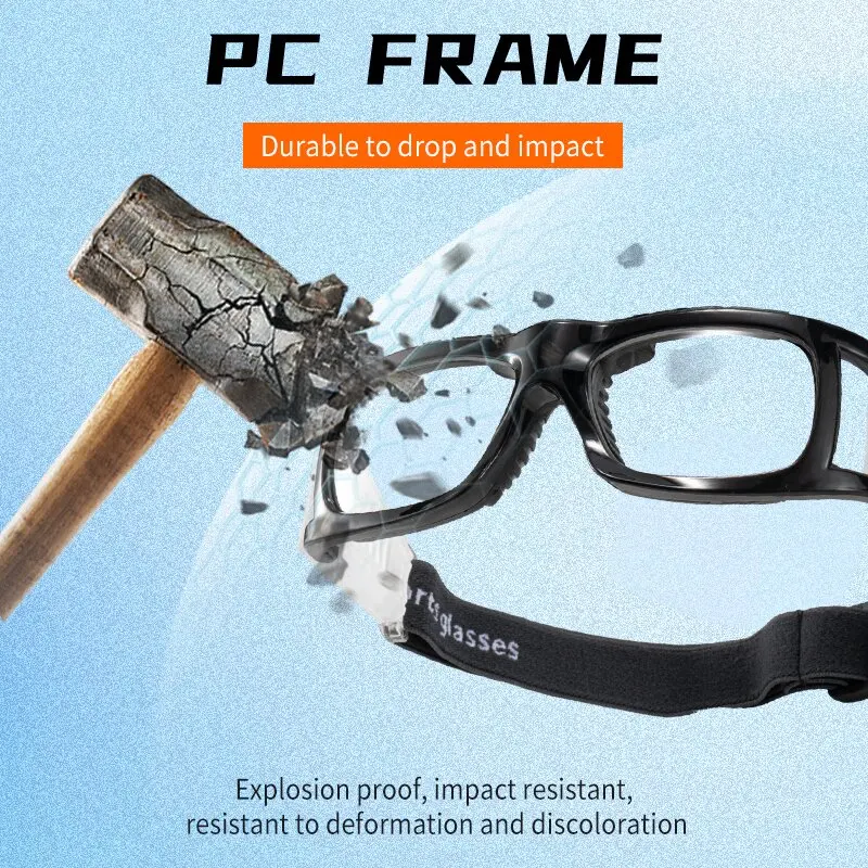 OBAOLAY прочные спортивные очки для футбола по рецепту полная оправа баскетбола