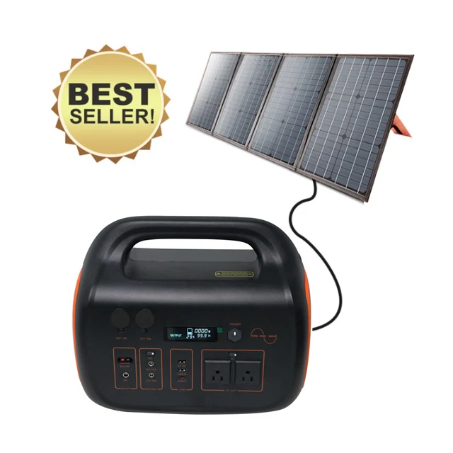 

1000Wh OEM ODM power backup portable power station with wireless phone charge solar portable energy stations for outdoor camping