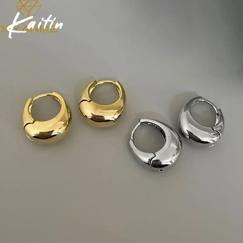 Kaitin 2025 корейские модные геометрические серьги для женщин мужские и женские