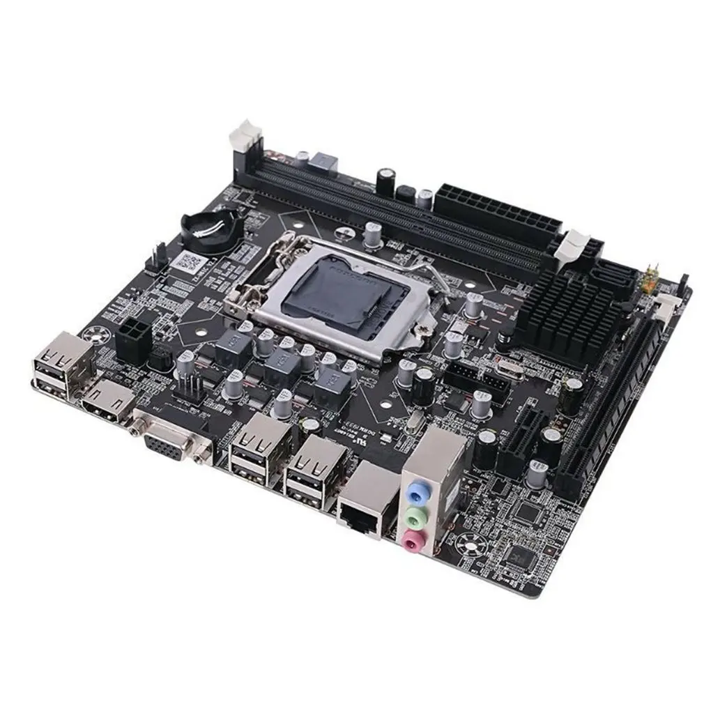 

H61 LGA 1155 Материнская плата для Intel Core i7 / i5 / i3 / Pentium / Celeron DDR3 ПАМЯТЬ PCI 16X M-ATX Системные платы 100% полностью протестированы