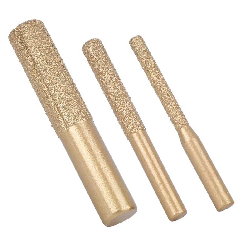 

3pcs Diamond Router Bits Straight Shank Engraving Machine Seater Router Bit Carving Tool Wood End Mill Cutter