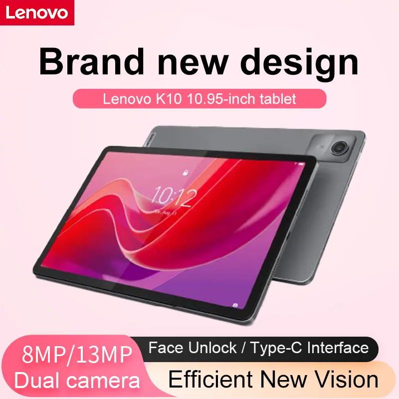 Фото Планшет Lenovo Tab K10 M11 8 ГБ 128 ГБ Wi-Fi LTE MTK Helio G88, глобальная версия, Android 13, 11-дюймовый дисплей 90 Гц, GPS, планшетный ПК, батарея 7040 мАч №1