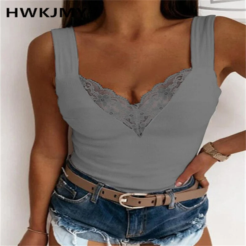 Блузка Женская атласная с V-образным вырезом модный пикантный топ на бретельках