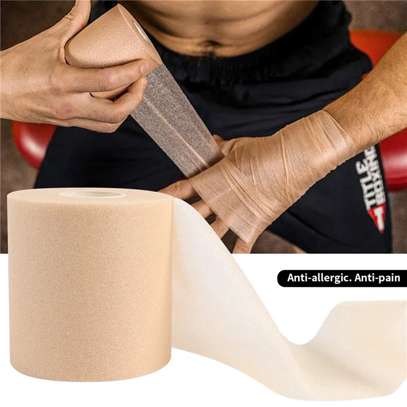 

Foam Cotton Skin Film Self-adhesive Elastic Bandage Elbow Knee Skin Mask Film Foam Underwrap Sports Pre-Wrap For Athletic Tape