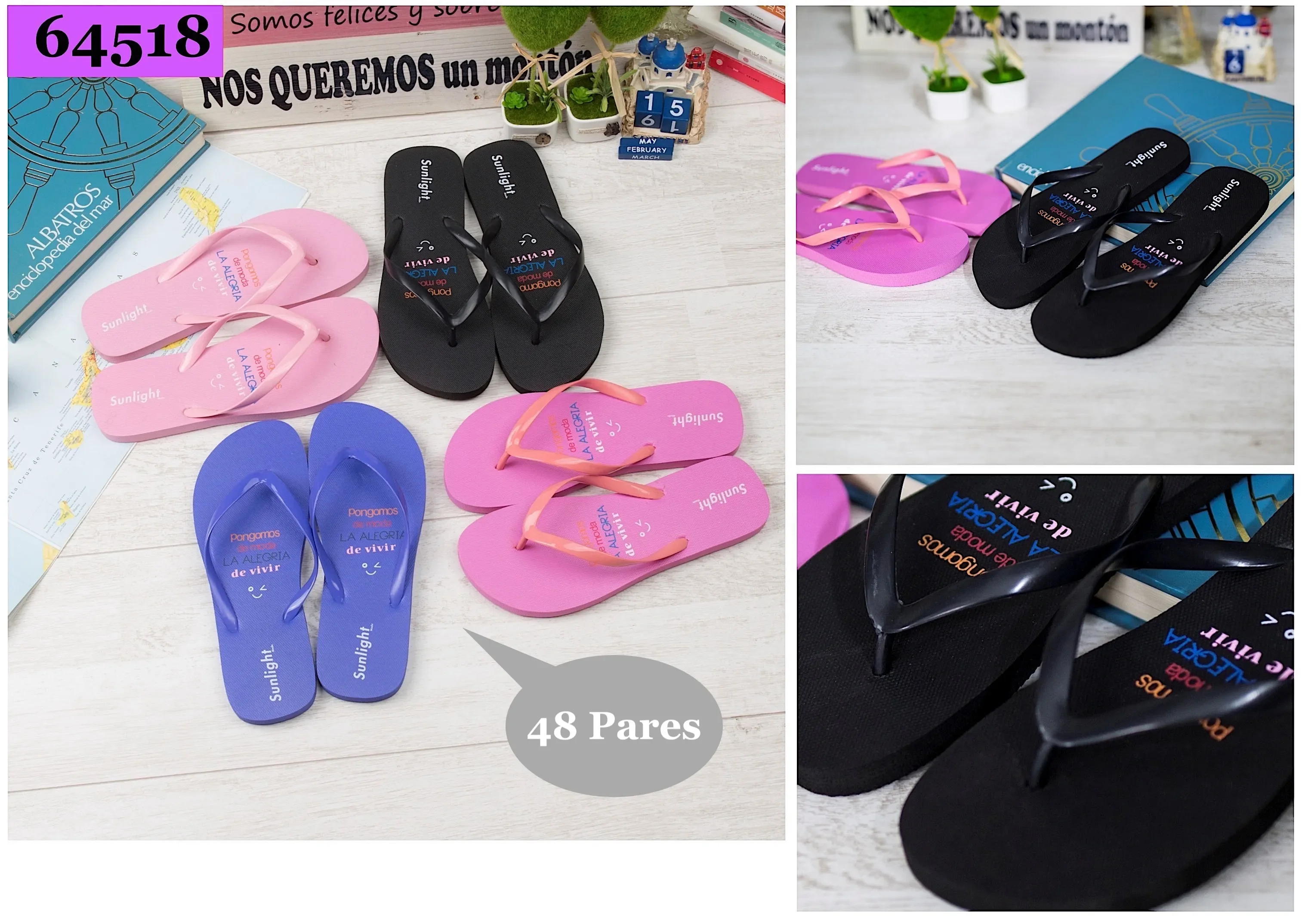 

Details for wedding guests flip flops with message 48 pairs let's fashion the joy of living