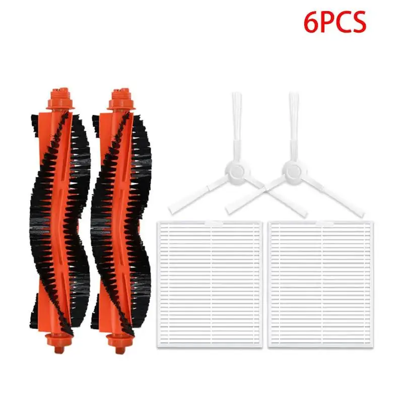 

Для робота-пылесоса Xiaomi S20/D106, аксессуары, основная боковая щетка, фильтр Hepa, швабра, тканевый мешок для пыли, запасные части