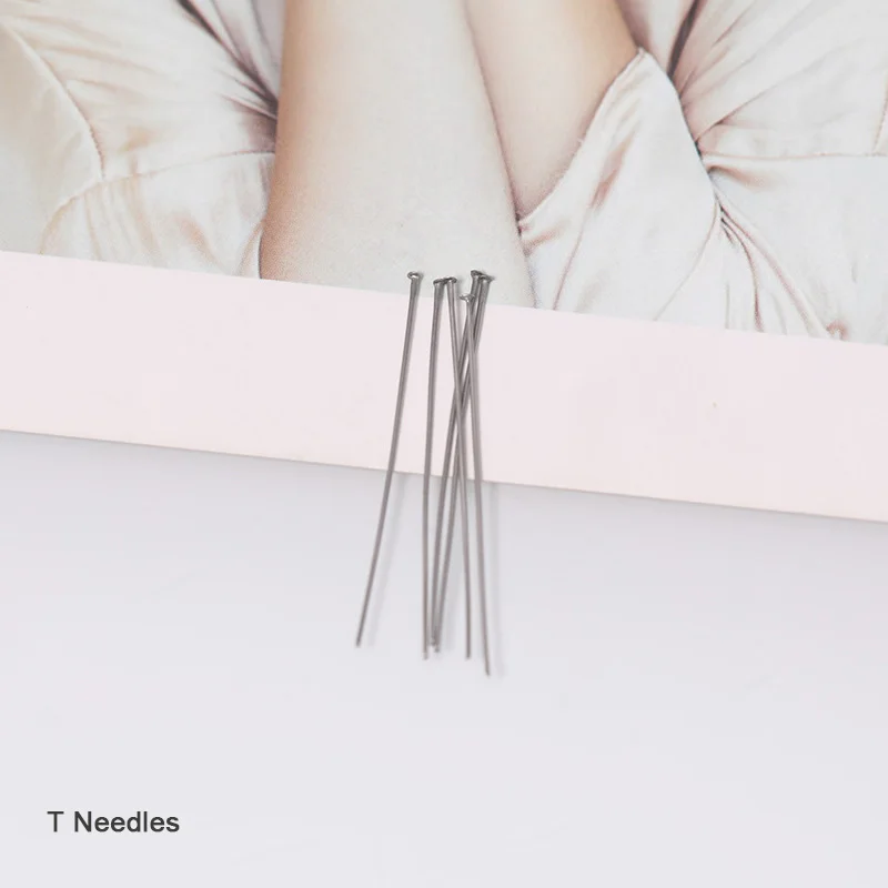 20Pcs 40mm Stainless Steel Heads Eye Flat Head Pin Ball Head Pins For Craft DIY Supplies Jewelry Making Findings Accessories