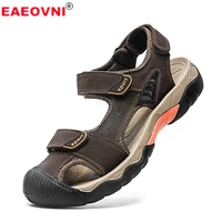 men sandals fashion baotou outdoor sports sandals summer mens mountaineering outdoor sports shoes platform shoes 48 sizes