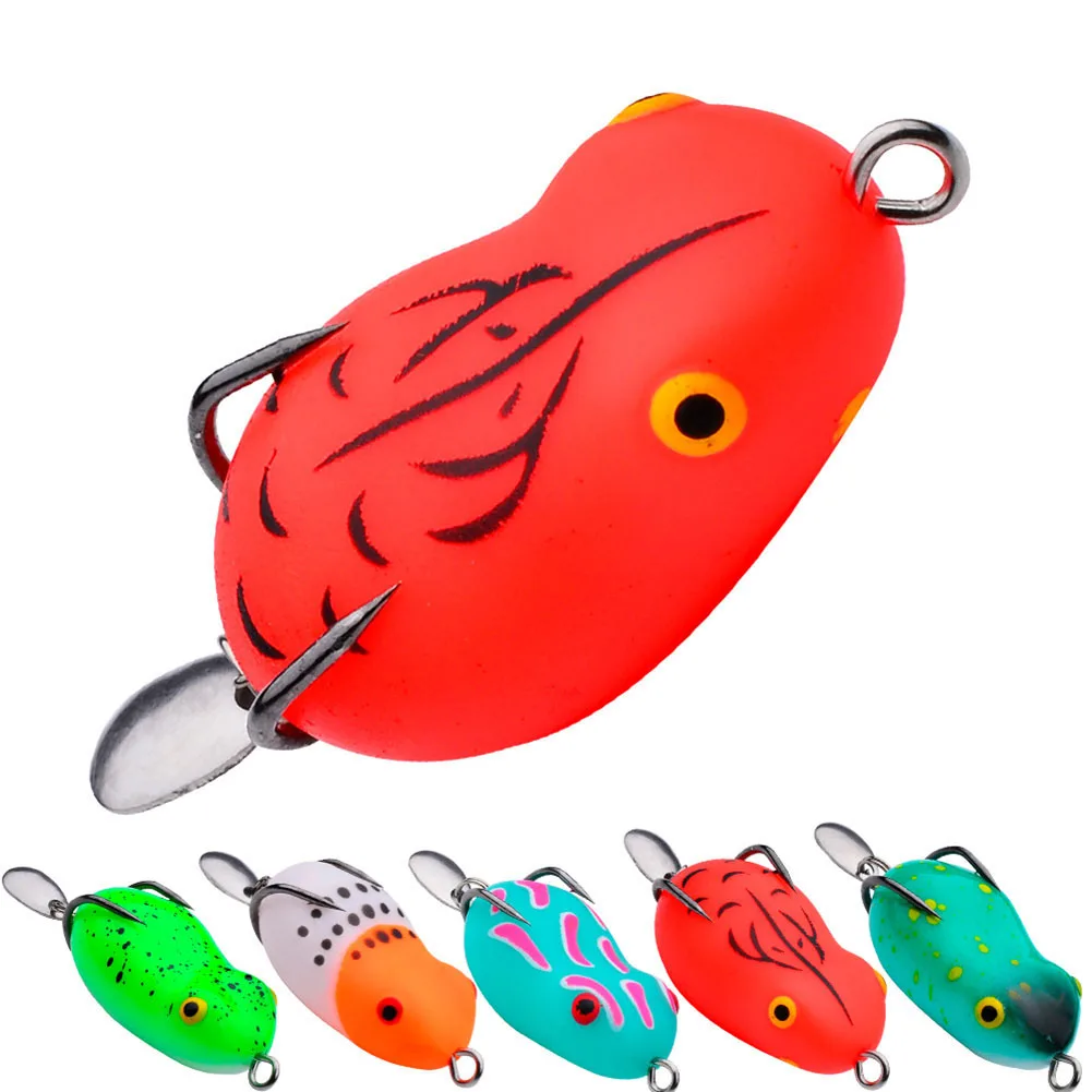

Colorful Mini Thunder Frog Baits Simulate Fishing Lures Topwater Floating Lure Smooth Surface Mini Size With Box Package