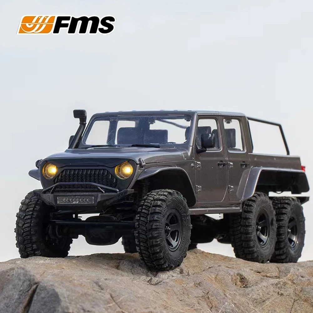 

Новинка FMS 6WD 6X6 2,4 ГГц Радиоуправляемая машина 1/18 CHEYENNE электрическая модель пульта дистанционного управления гусеничная багги для грузовик...
