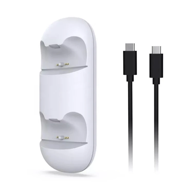 

2-in-1 Holder Stand for P5 Gamepad Portable Handle Charging Rack Cradles