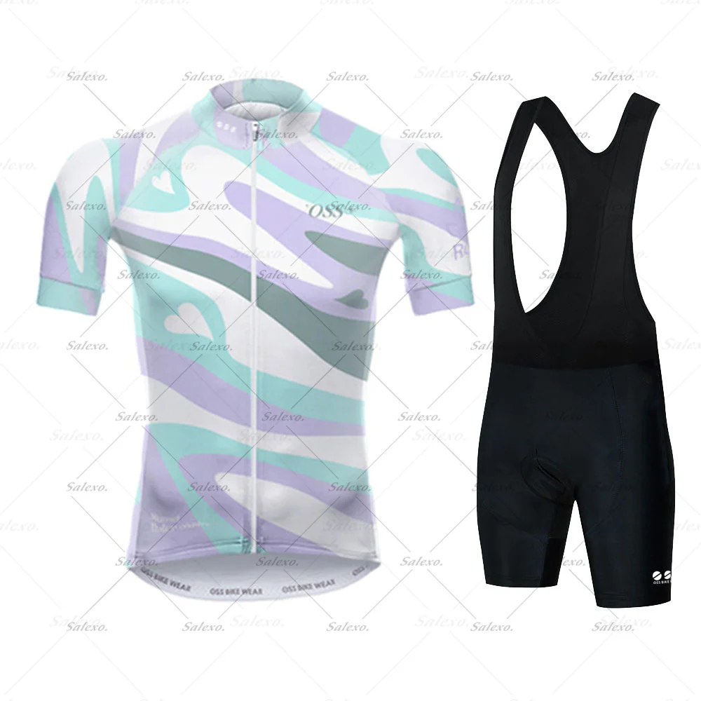 

Oss bike wear 2023 Men Short Sleeve Jersey Set Summer Cycling Clothing Triathlon Bib Short Bike Ropa Ciclismo Hombre Uniform Kit