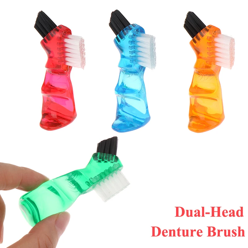 1 шт. двухсторонняя зубная щетка с нескользящей эргономичной ручкой