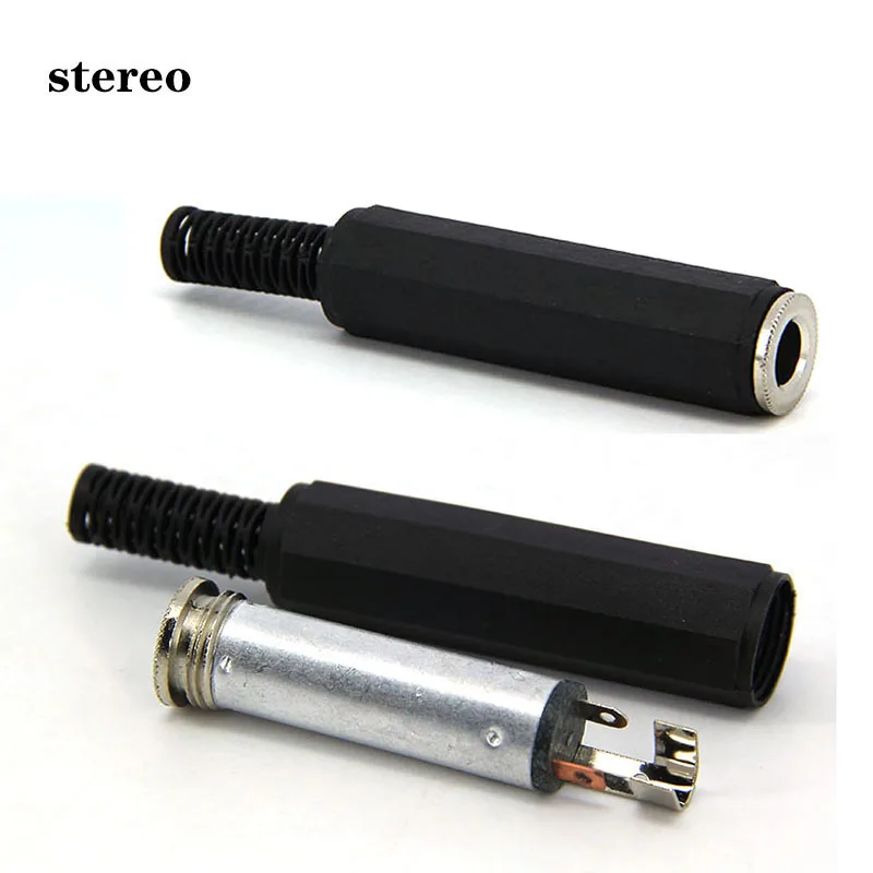 

Аудио моно/стерео Металл 6,35 мм 6,5 гнездо 1/4 "разъем 2 3-полюсный разъем для пайки Сварной адаптер 6,35 мм для KTV s1